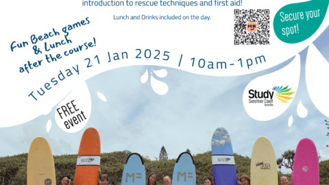 FREE Student Surf Awareness and Beach BBQ event