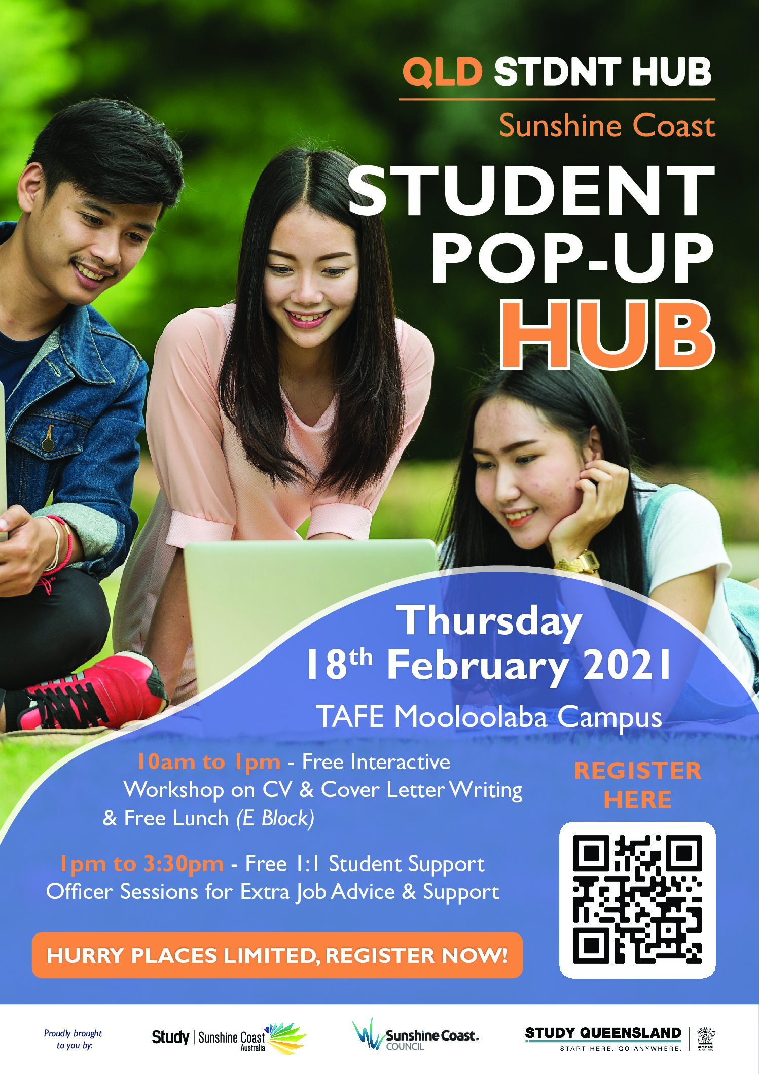 Sign up now for free Student event