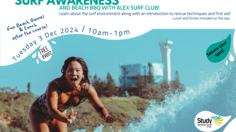 FREE Student Surf Awareness and Beach BBQ event